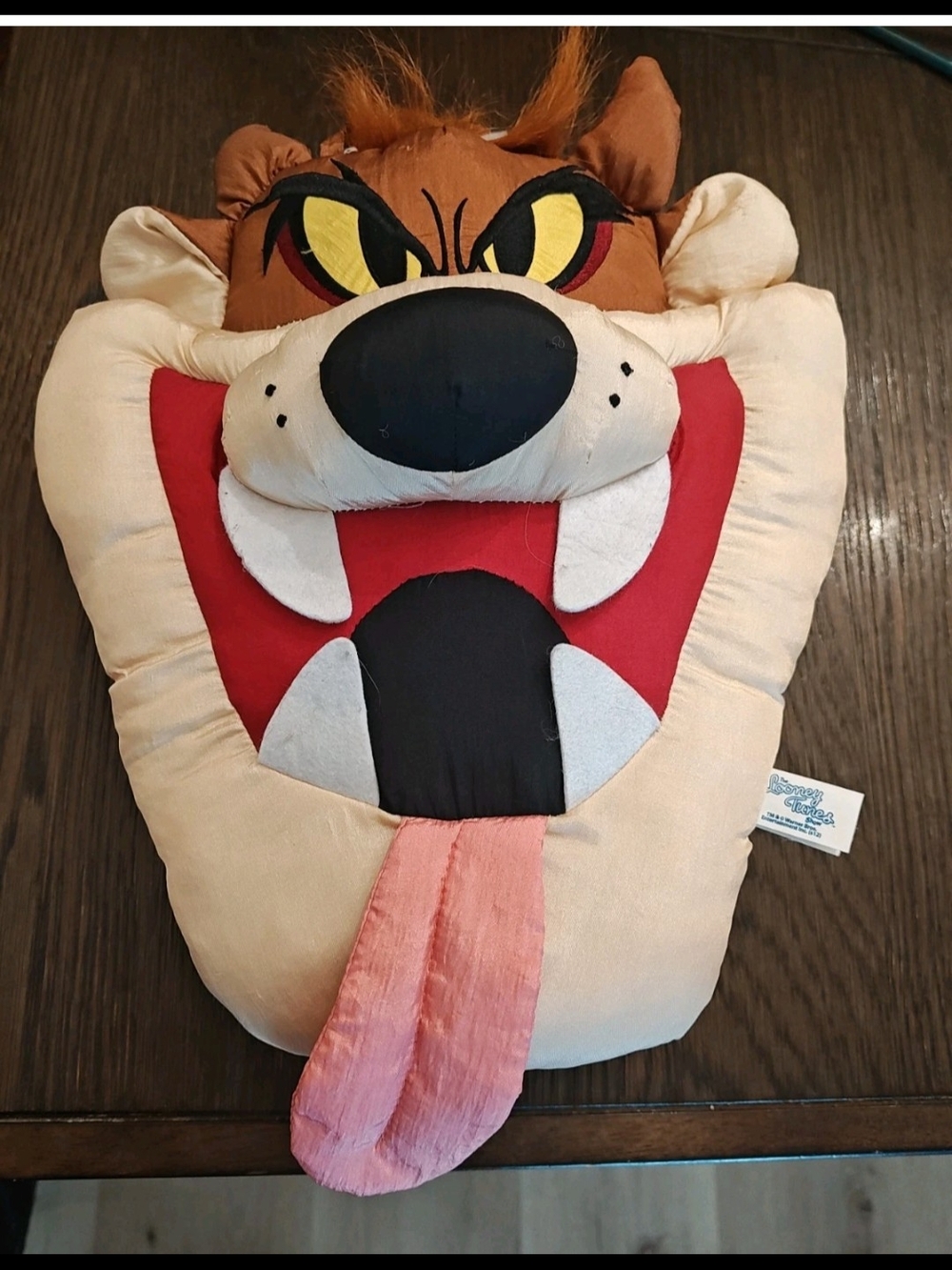 Vintage Looney Tunes Tazmanian Devil Polyester Plush Vtg Retro Cute